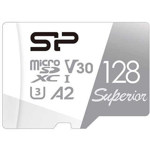 Карта памяти 128Gb MicroSD Silicon Power Superio (SP128GBSTXDA2V20)