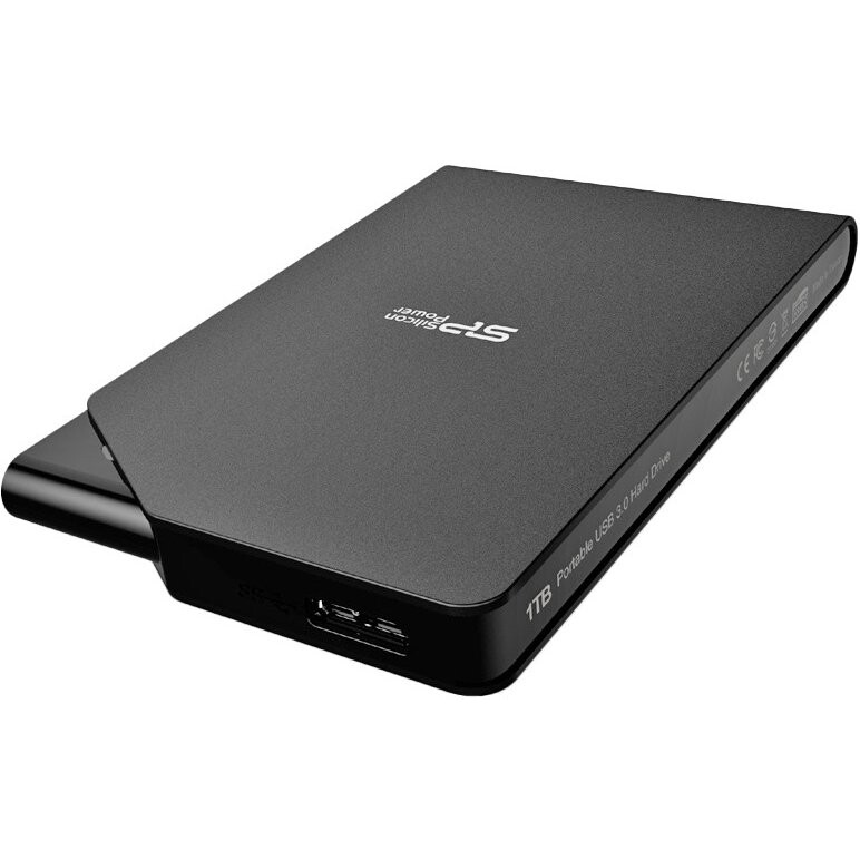 Внешний жёсткий диск 1TB Silicon Power Stream S03 Black (SP010TBPHDS03S3K)