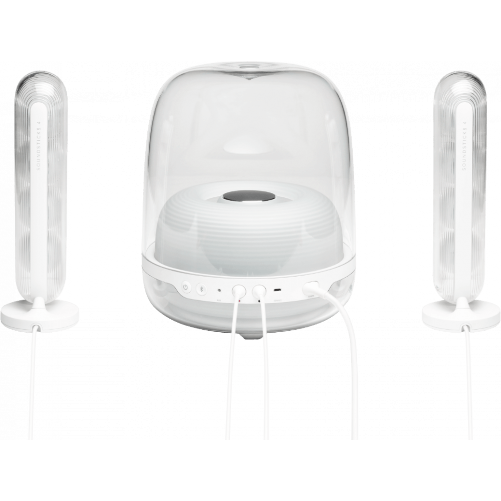 Колонки Harman Kardon SoundSticks 4 - HKSOUNDSTICK4WHTRU - фото 2