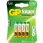 Батарейка GP 24A Super Alkaline (AAA, 4 шт)