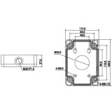 Монтажная коробка Dahua DH-PFA120