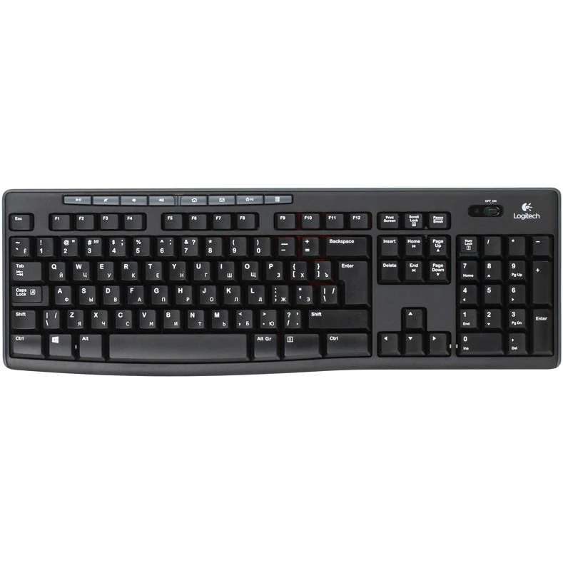 Клавиатура + мышь Logitech Wireless Combo MK270 Black (920-004518/4509/3381) - фото 2