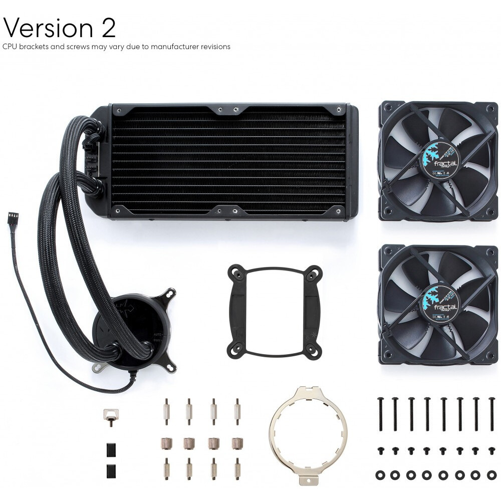 Система жидкостного охлаждения Fractal Design Celsius S24 Blackout - FD-WCU-CELSIUS-S24-BKO - фото 15