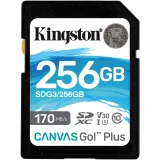 Карта памяти 256Gb SD Kingston Canvas Go! Plus (SDG3/256GB)