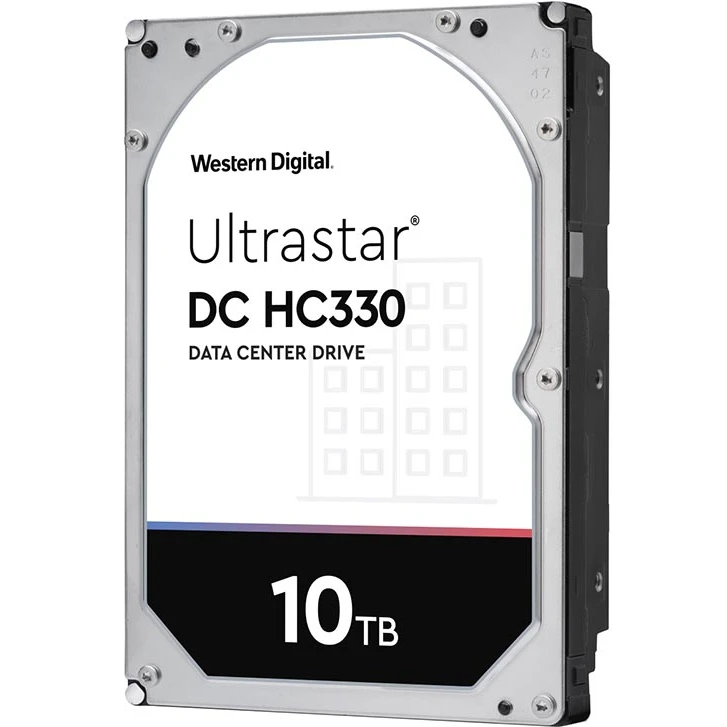 Жёсткий диск 10Tb SATA-III WD Ultrastar DC HC330 (0B42266/0B42305/0B42301) - WUS721010ALE6L4