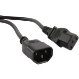 Кабель питания C13 - C14, 10м, Hyperline PWC-IEC13-IEC14-10-BK