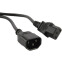 Кабель питания C13 - C14, 10м, Hyperline PWC-IEC13-IEC14-10-BK