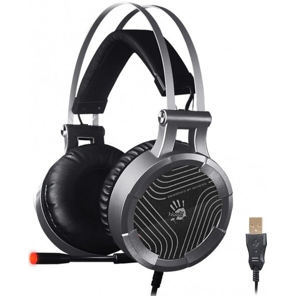 Гарнитура Bloody G530 Black/Grey - фото 2