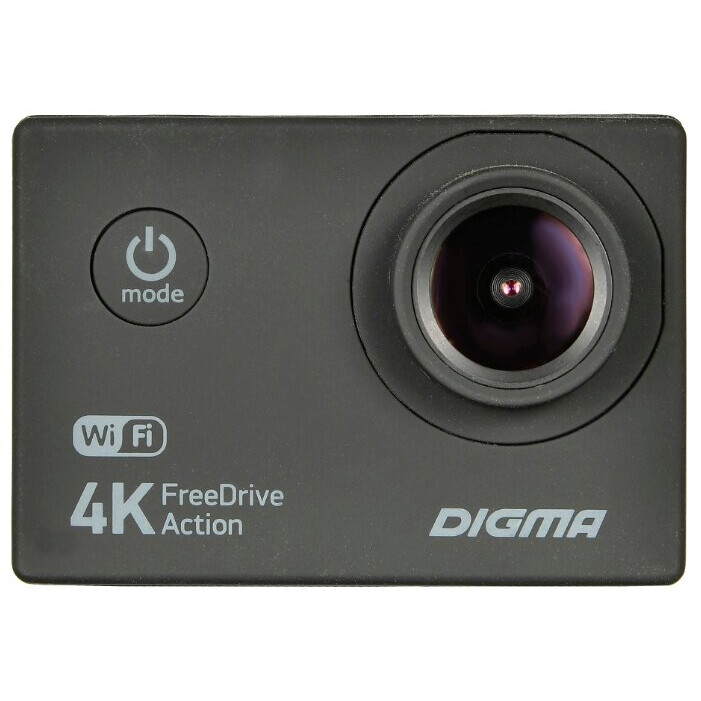 Автомобильный видеорегистратор Digma FreeDrive Action 4K WiFi