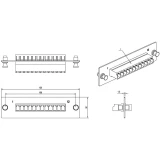 Оптическая панель Hyperline FO-FPM-W120H32-12LC-BL