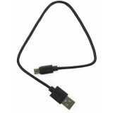 Кабель USB A (M) - microUSB B (M), 0.3м, Гарнизон GCC-mUSB2-AMBM-0.3M