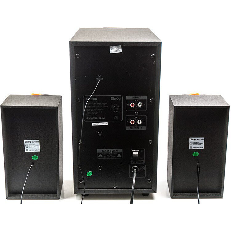 Колонки Dialog AP-200 Black - фото 7