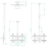 Кронштейн Onkron N1L Black (N1L-B)