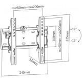 Кронштейн Benatek PLASMA-6B Black