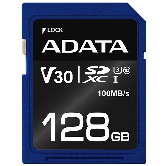 Карта памяти 128GB SD ADATA Premier Pro (ASDX128GUI3V30S-R)