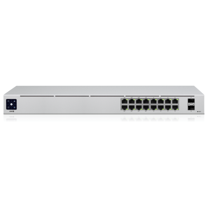 Коммутатор (свитч) Ubiquiti UniFi Switch 16 PoE - USW-16-POE