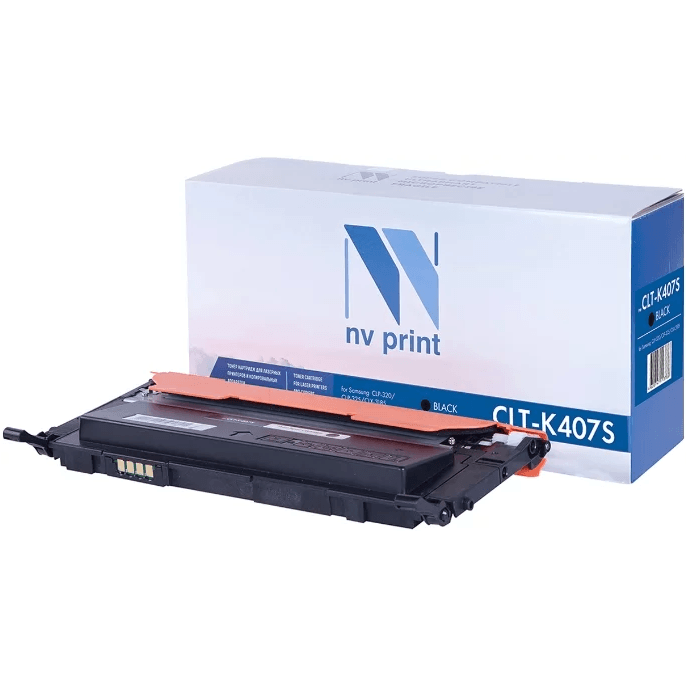 Картридж NV Print CLT-K407S Black