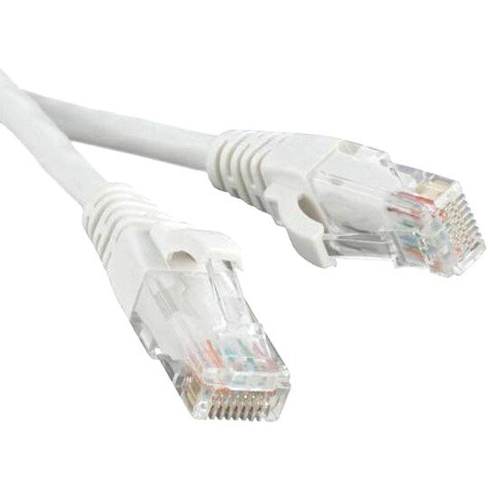 Патч-корд Hyperline PC-LPM-UTP-RJ45-RJ45-C5e-0.5M-LSZH-WH, 0.5м