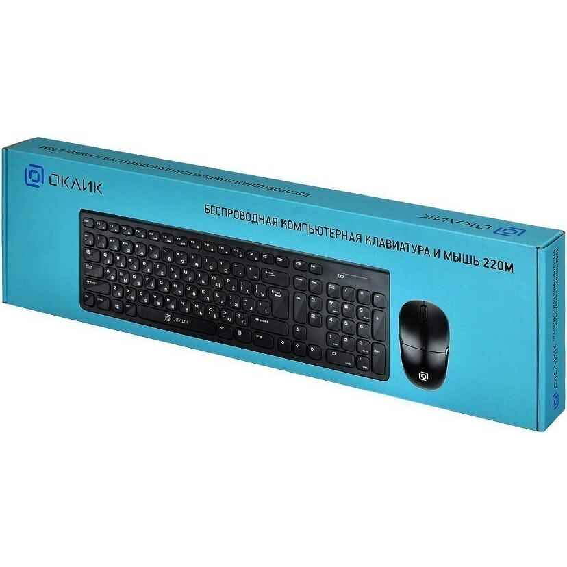 Клавиатура + мышь Oklick 220M Black - фото 6