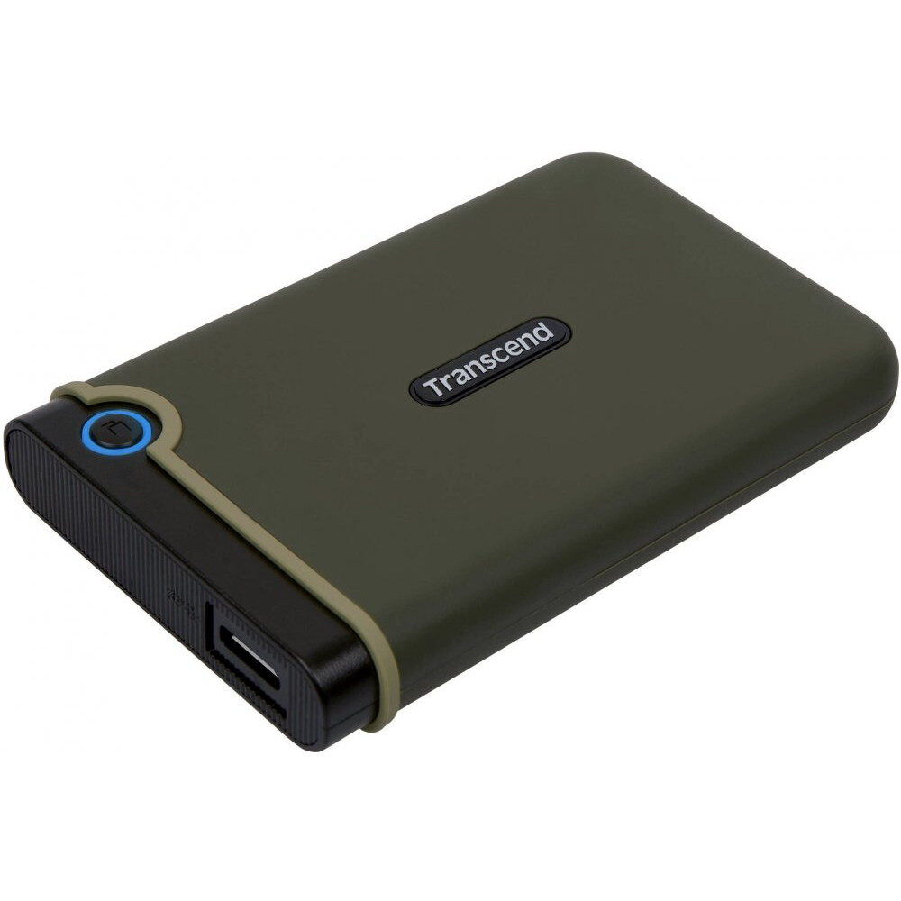 Внешний жёсткий диск 1TB Transcend StoreJet 25M3 Military Green (TS1TSJ25M3G)