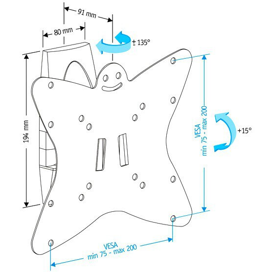 Кронштейн Holder LCDS-5036 Metallic - фото 2