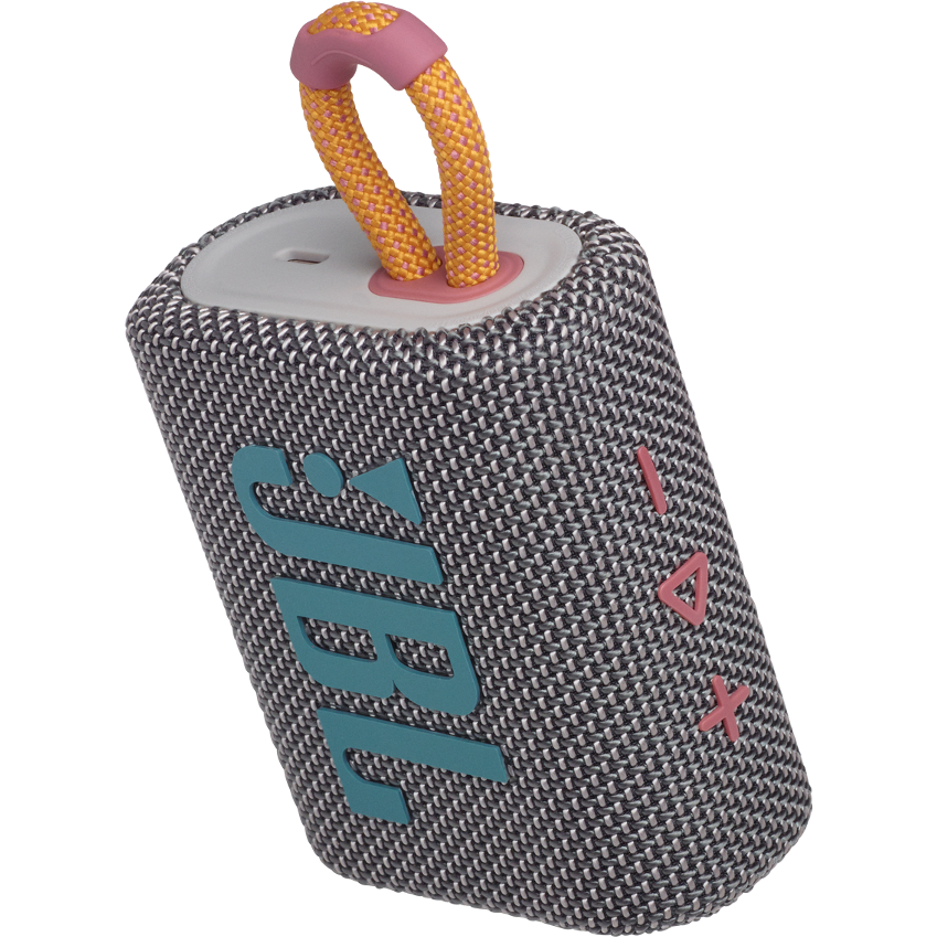 Портативная акустика JBL GO 3 Grey - JBLGO3GRY - фото 3