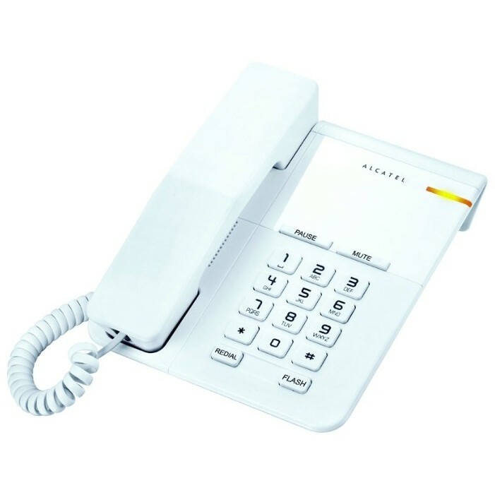 Проводной телефон Alcatel T22 White