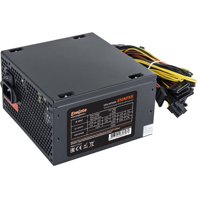 Блок питания 650W ExeGate 650NPXE - EX264476RUS