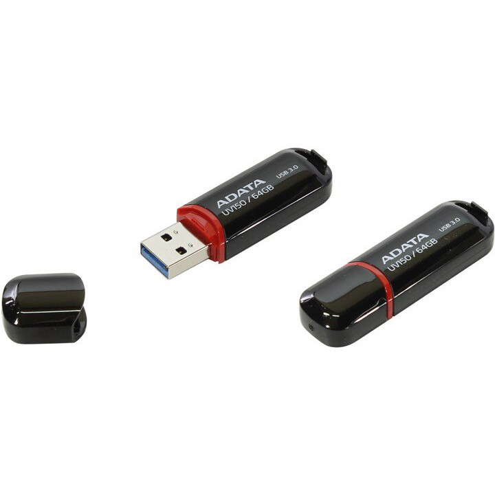 USB Flash накопитель 64GB ADATA UV150 Black