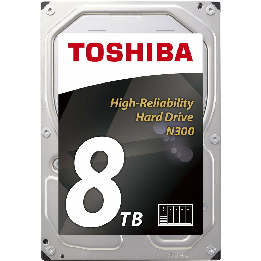 Жёсткий диск 8Tb SATA-III Toshiba N300 (HDWN180UZSVA) OEM