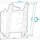 Кронштейн Holder LCDS-5010 Metallic