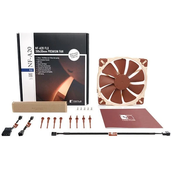 Вентилятор для корпуса Noctua NF-A20 FLX - NF-A20-FLX - фото 2