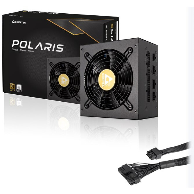 Блок питания 550W Chieftec Polaris (PPS-550FC) - фото 4