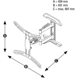 Кронштейн HAMA H-118619 Black (00118619)