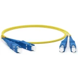 Патч-корд Hyperline FC-D2-9-SC/UR-SC/UR-H-3M-LSZH-YL, 3м