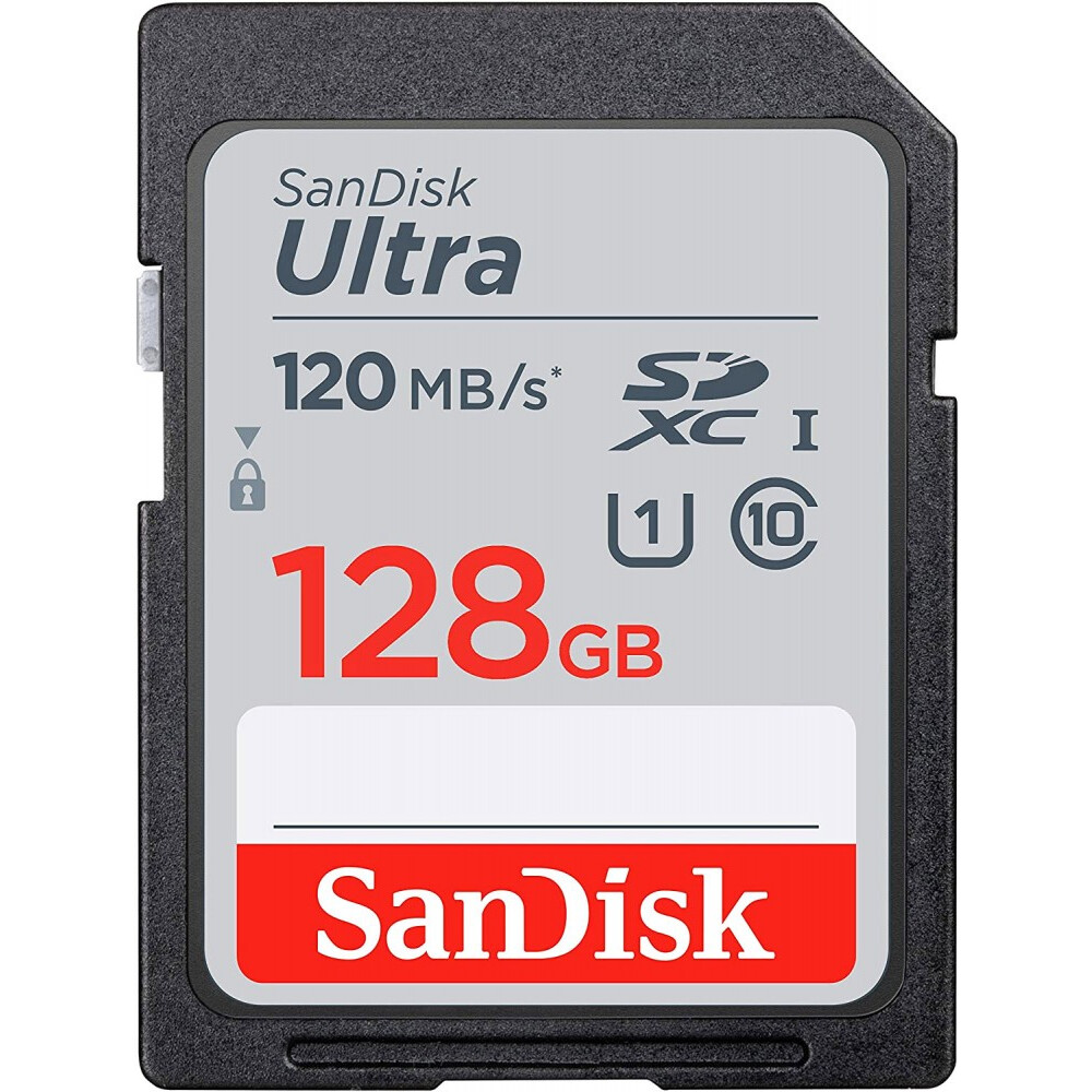 Карта памяти 128Gb SD SanDisk Ultra (SDSDUN4-128G-GN6IN)