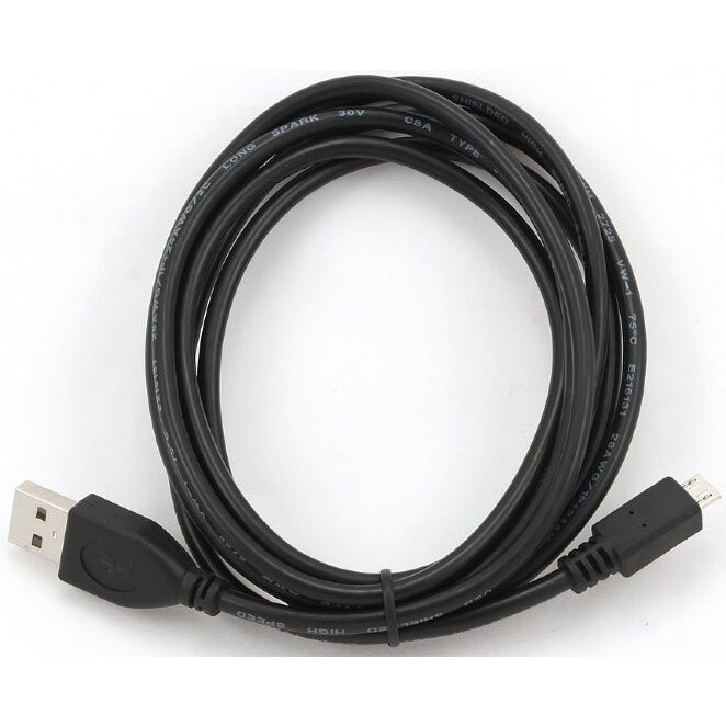 Кабель USB A (M) - microUSB B (M), 1м, Gembird CCP-mUSB2-AMBM-1M