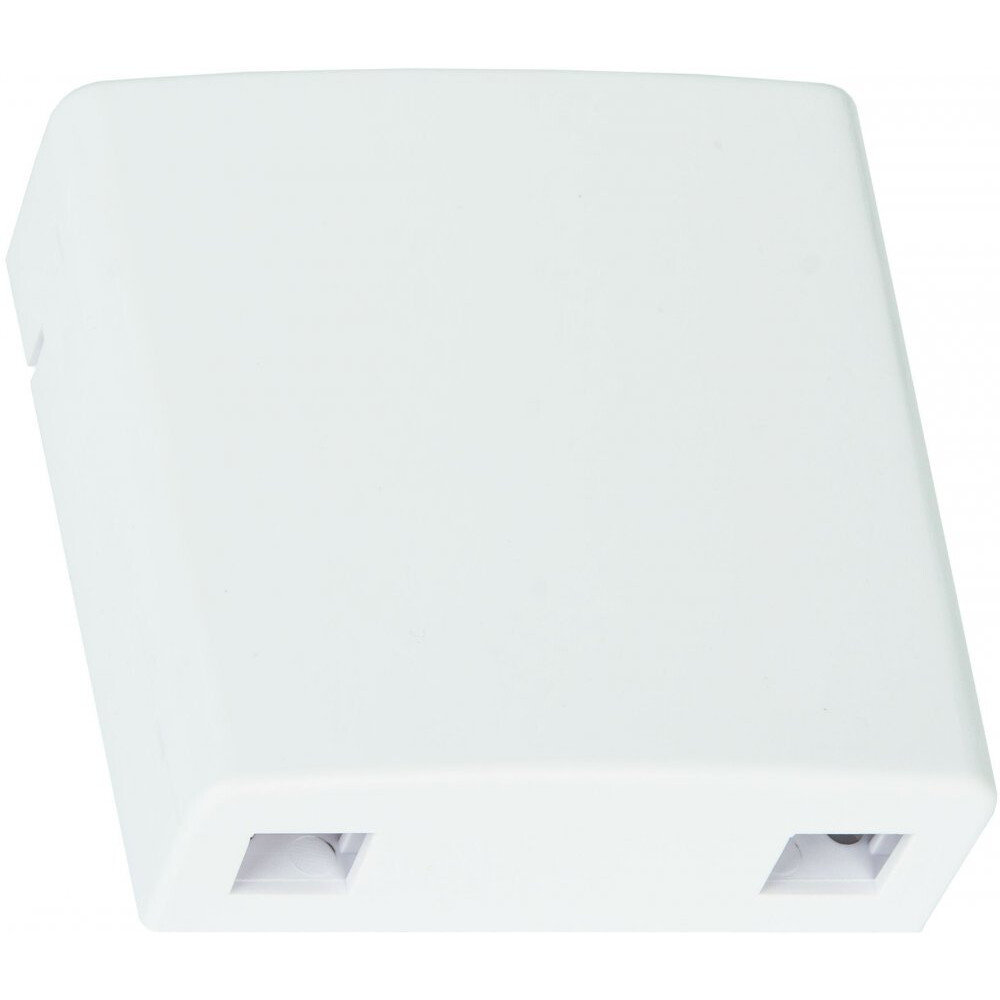 Корпус настенной розетки NIKOMAX NMF-WO2-BLANK-CS-WT