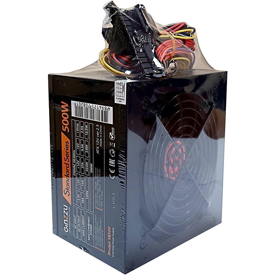 Блок питания 500W Ginzzu SB500 OEM - фото 5