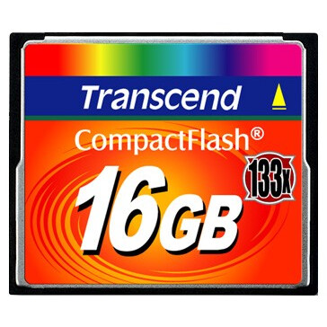 Карта памяти 16GB Compact Flash Transcend 133x (TS16GCF133)