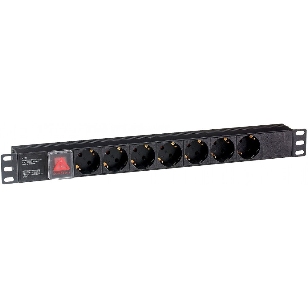 Блок розеток ExeGate PDU-19H703 Al-7S-C20-SW