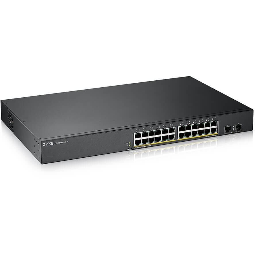 Коммутатор (свитч) Zyxel GS1900-24HP v2 - GS190024HPV2-EU0101F