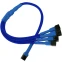 Разветвитель 3-pin - 4x 3-pin, Nanoxia NX34A60B Blue