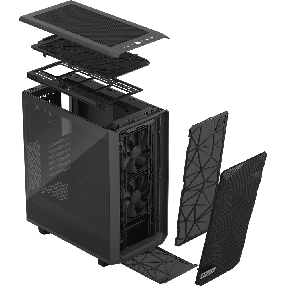 Корпус Fractal Design Meshify 2 Compact TG Light Tint Gray - FD-C-MES2C-04 - фото 17