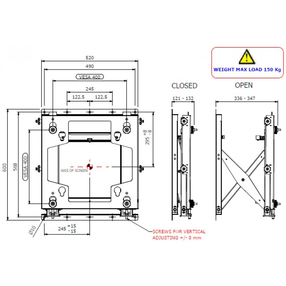 Кронштейн OMB IN-OUT maxi - 06201 - фото 3