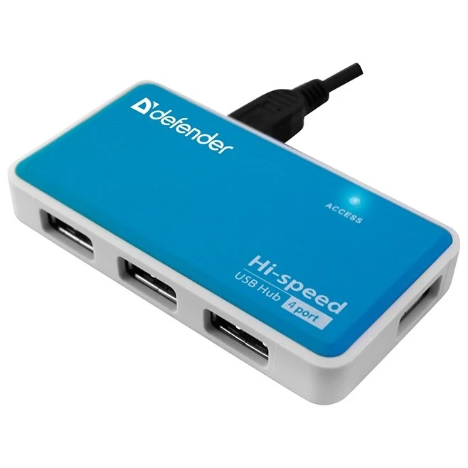 USB-концентратор Defender QUADRO POWER - 83503 - фото 2