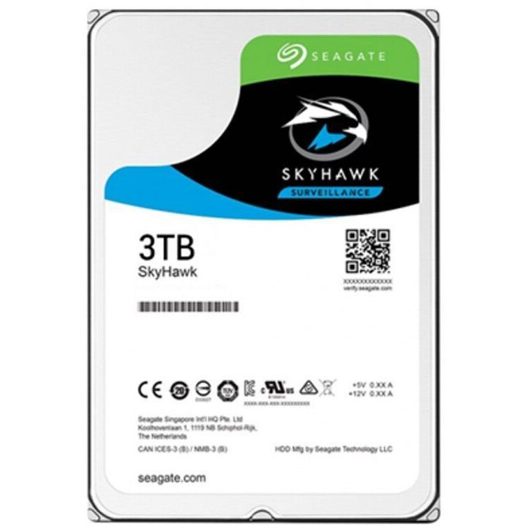 Жёсткий диск 3TB SATA-III Seagate SkyHawk (ST3000VX009)