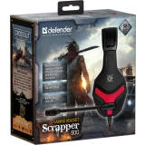 Гарнитура Defender Scrapper 500 Black/Red (64500)