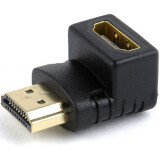 Переходник HDMI (M) - HDMI (F), Gembird A-HDMI90-FML