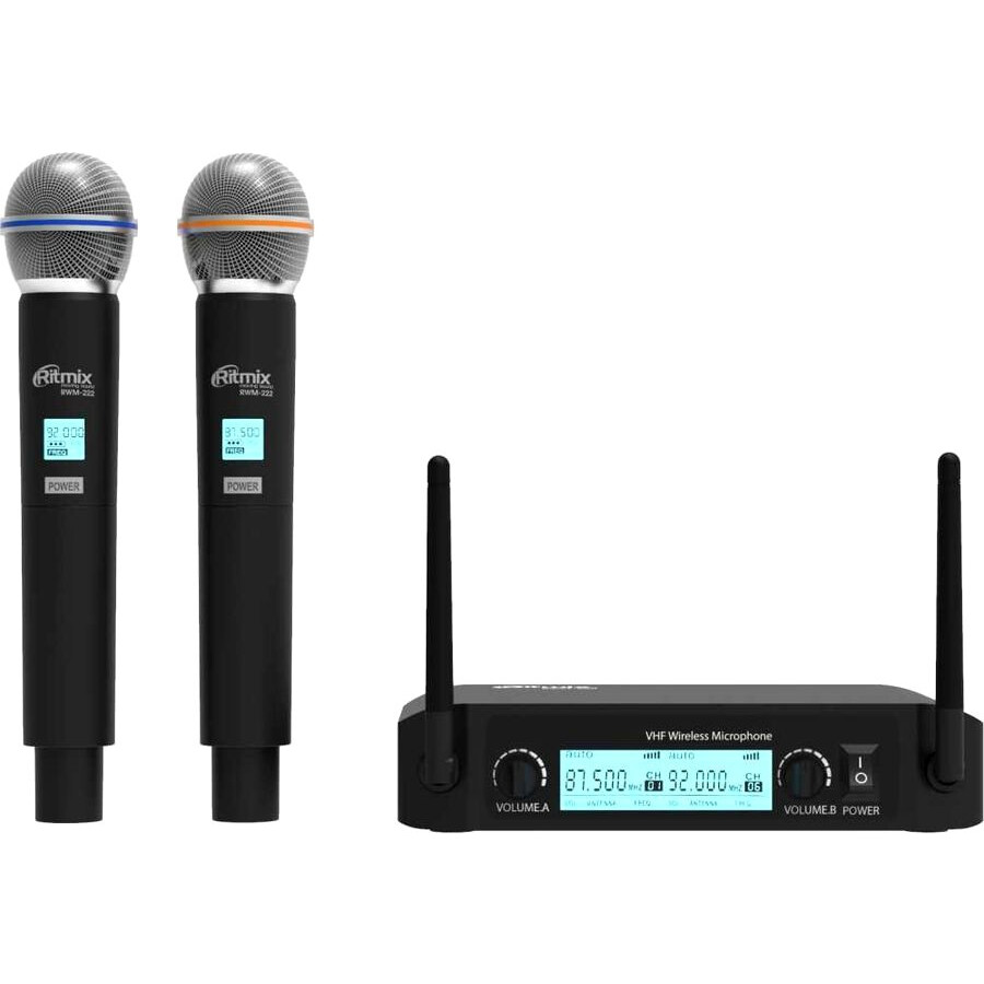 Радиосистема Ritmix RWM-222 Black